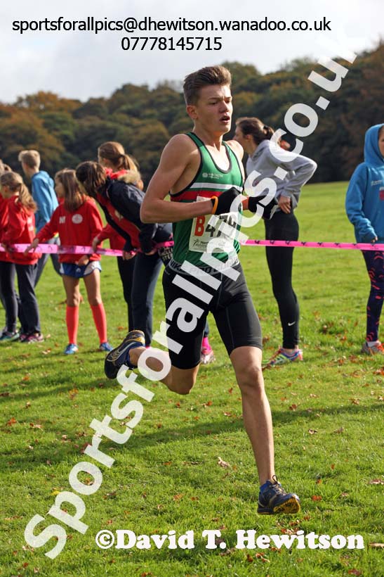 Mens under-17s Northern Cross Country Relays, Graves Park, Sheffield. Photo: David T. Hewitson/Sports for All Pics